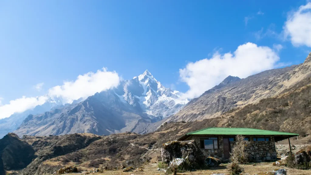 Nevado Salkantay en los Andes peruanos